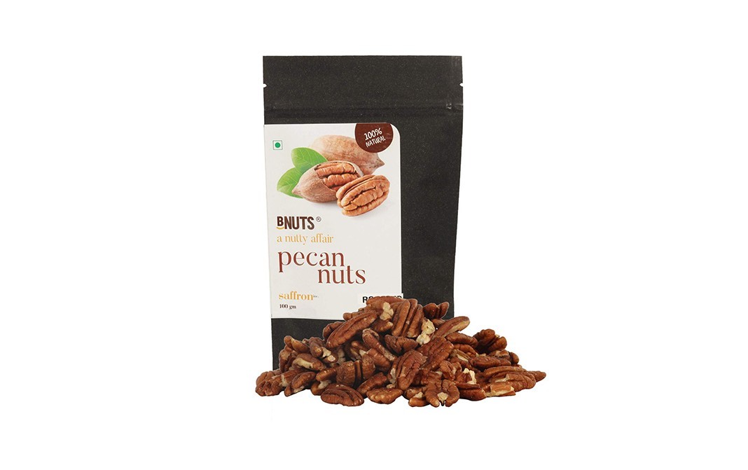 BNuts Pecan Nuts Roasted    Pack  100 grams